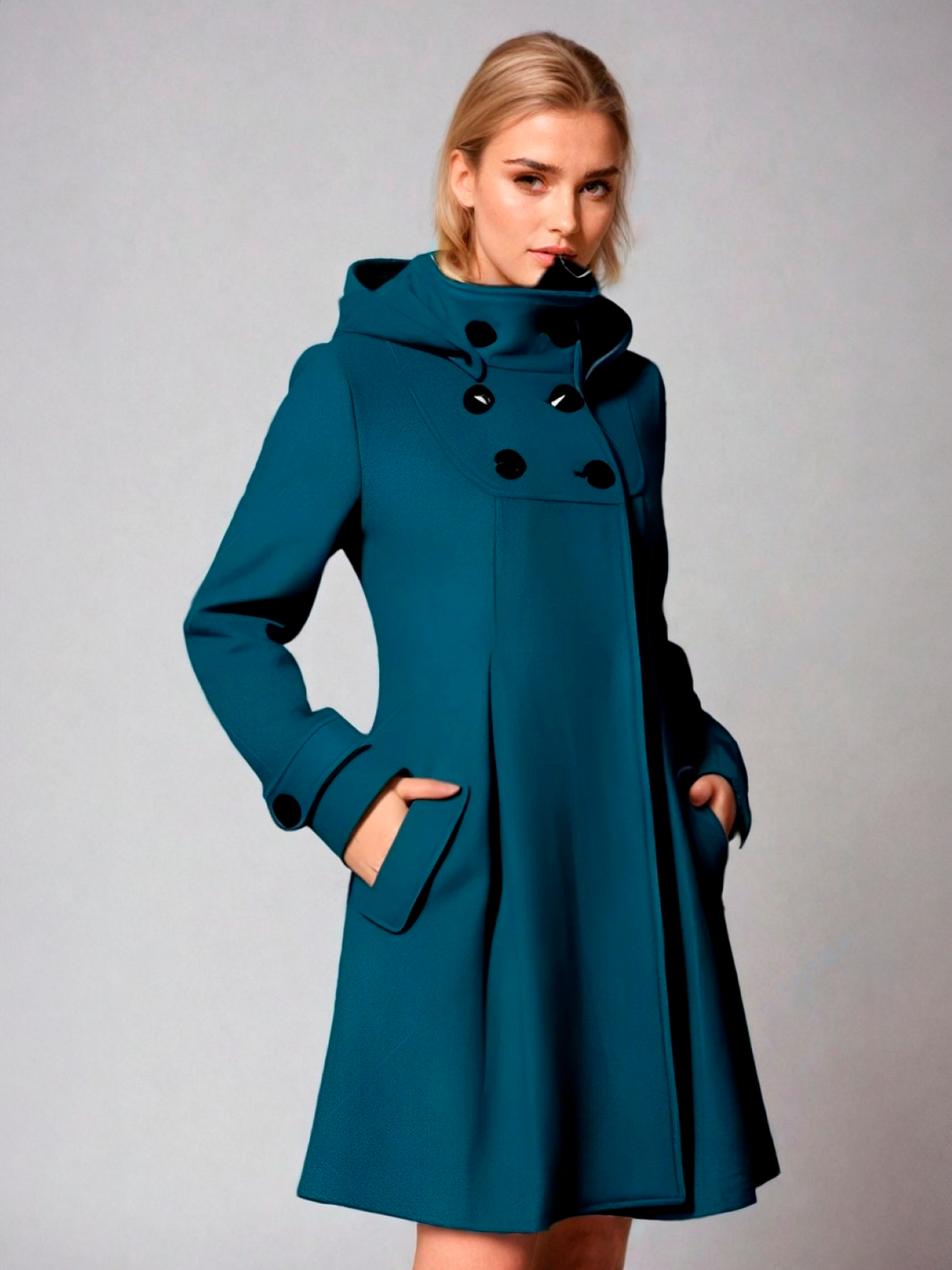 Jayni | Coat with side pockets