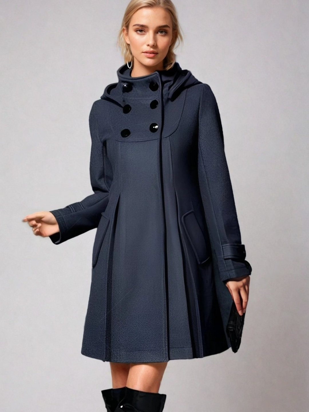 Jayni | Coat with side pockets