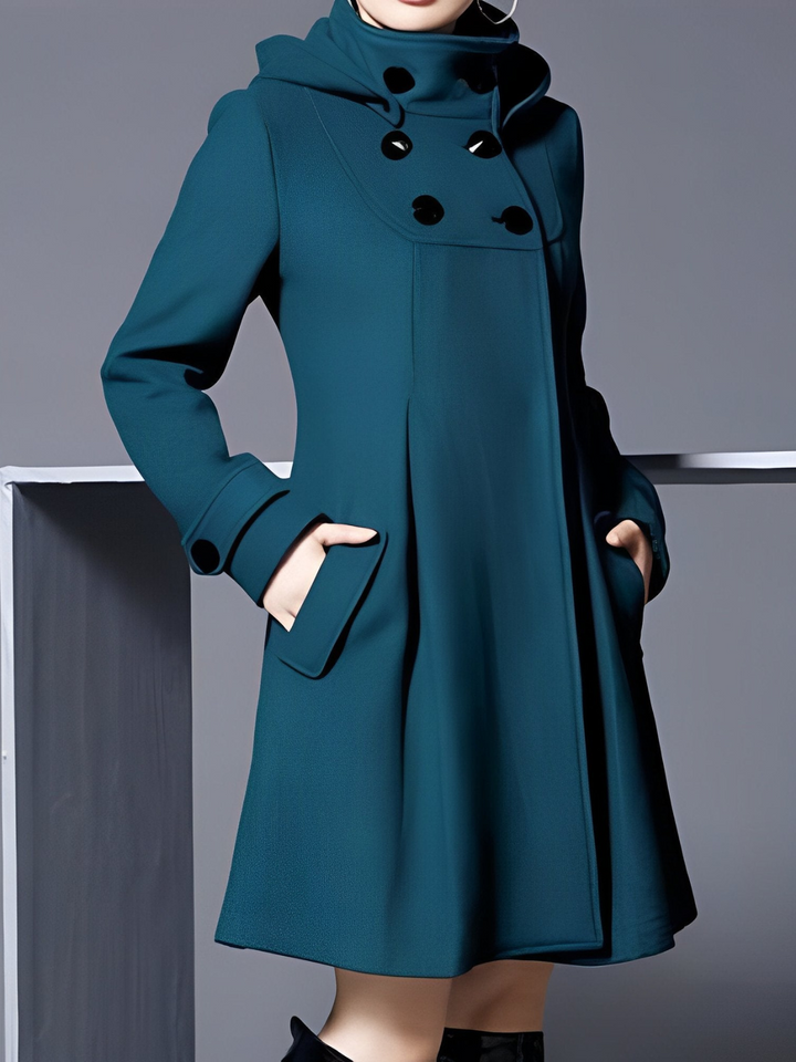 Jayni | Coat with side pockets