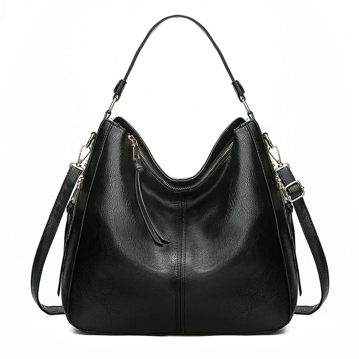 Delila | Leather shoulder bag