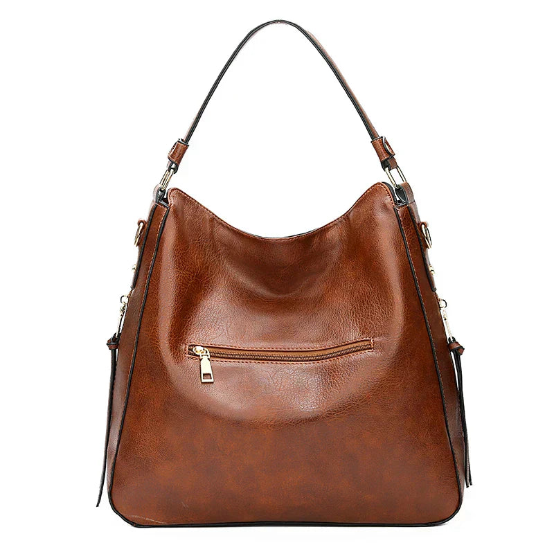 Delila | Leather shoulder bag