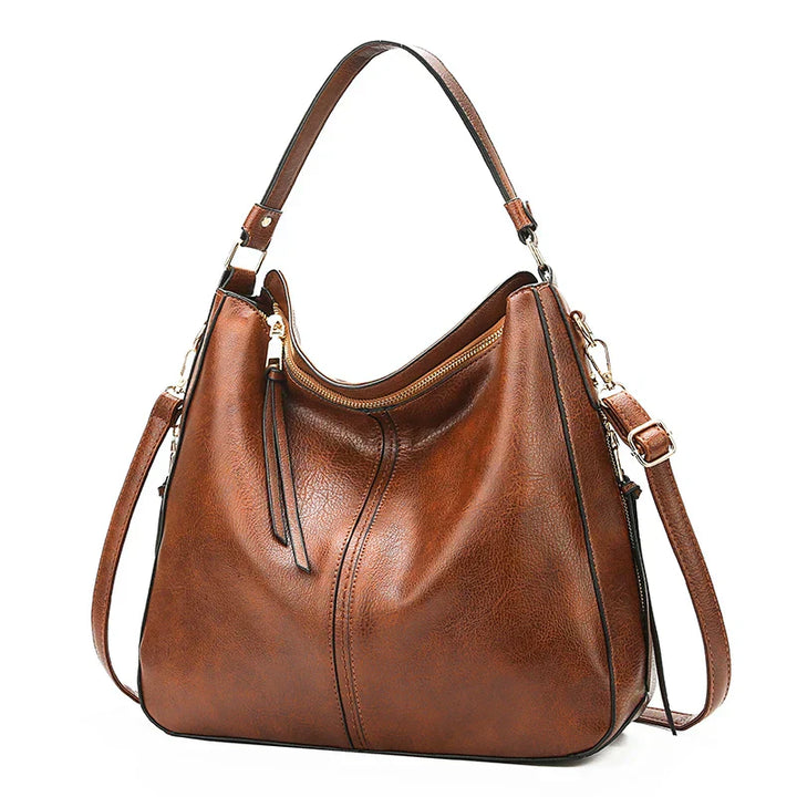 Delila | Leather shoulder bag