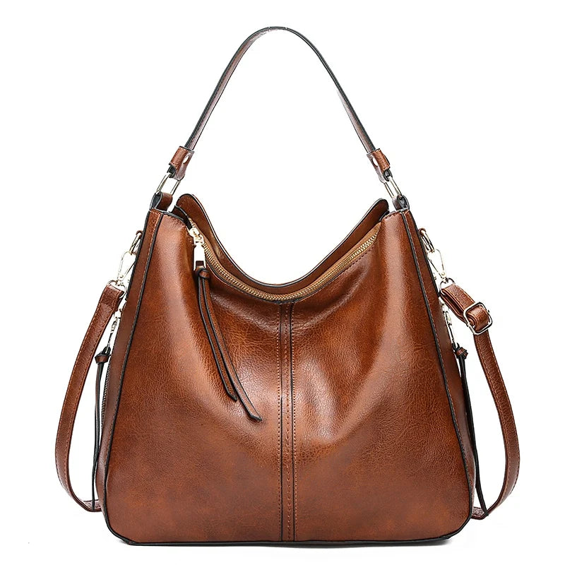 Delila | Leather shoulder bag