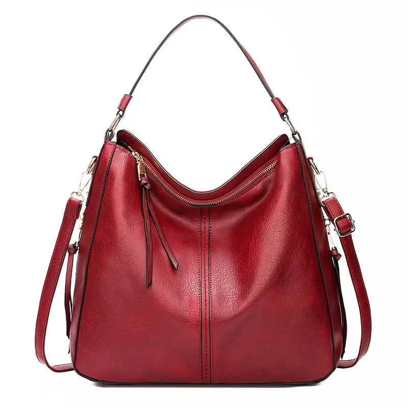 Delila | Leather shoulder bag