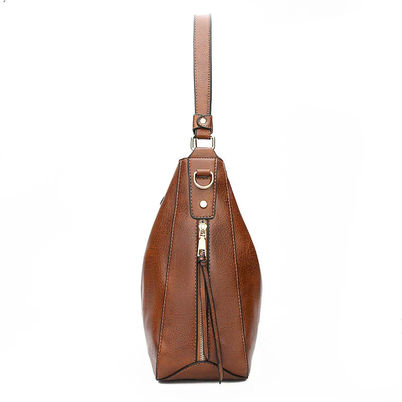 Delila | Leather shoulder bag