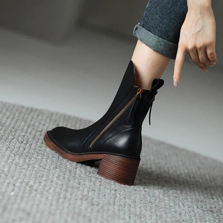 Jenna | Leather ankle boots