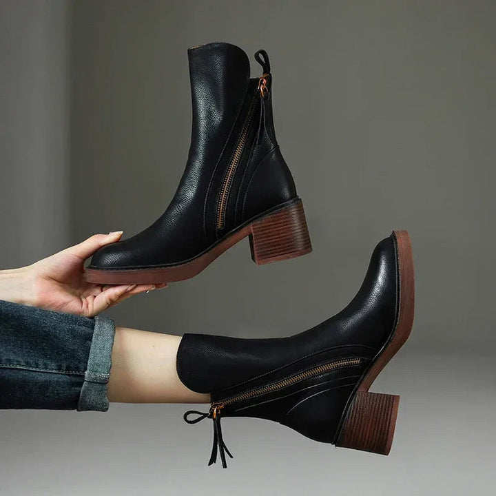 Jenna | Leather ankle boots