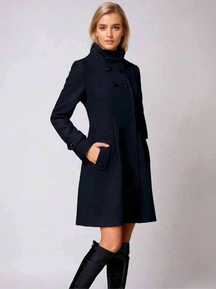 Jayni | Coat with side pockets