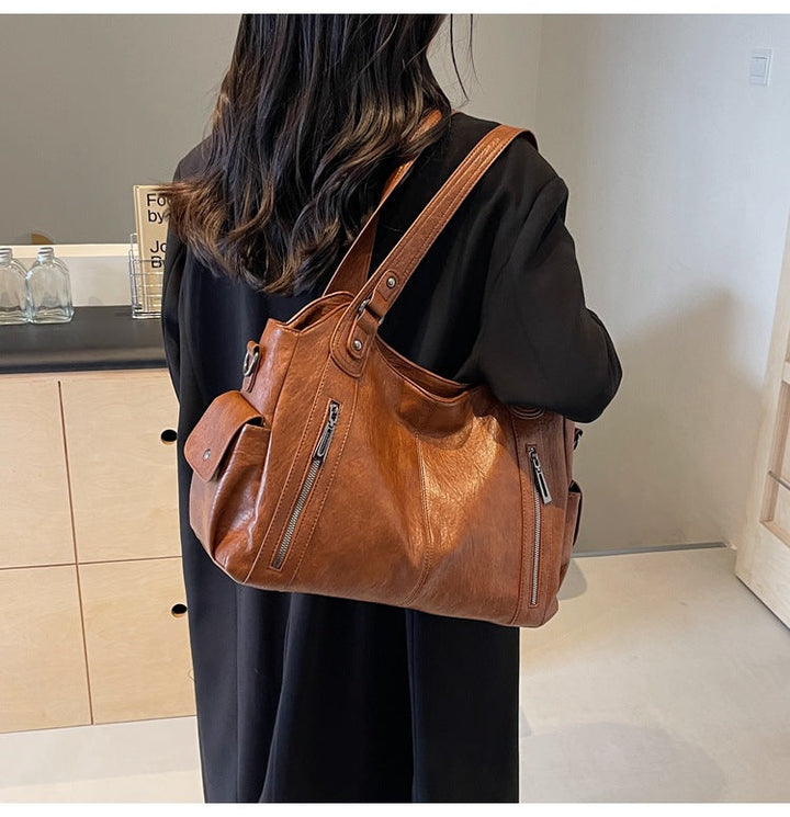 Katey | Leather Tote Bag