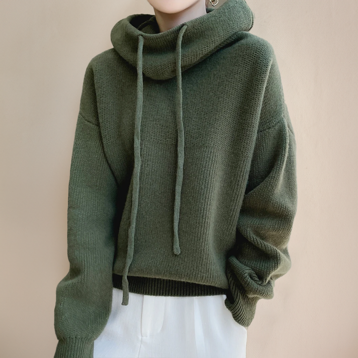 Gabby | Turtleneck jumper made from merino wool