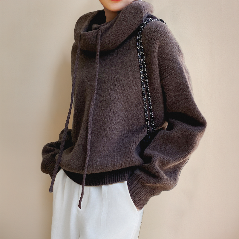 Gabby | Turtleneck jumper made from merino wool