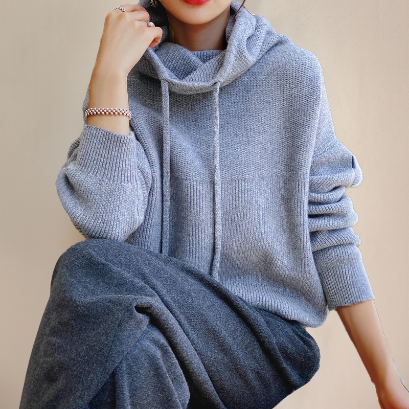 Gabby | Turtleneck jumper made from merino wool